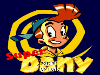 Super Dany title screen for Super Nintendo